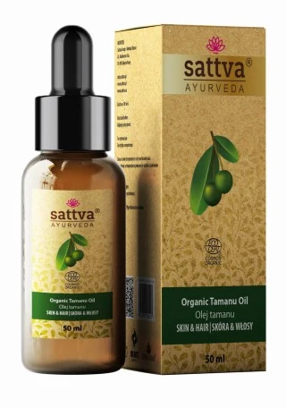 TAMANU ECO RUUMIS- JA HIUSÖLJY 50 ml - SATTVA (AYURVEDA)
