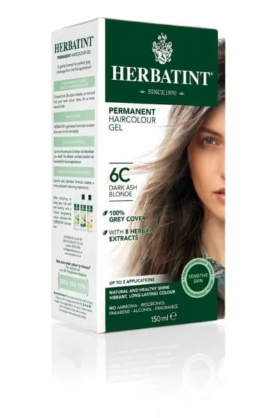 Teinture 6c tumma tuhkablondi 150 ml HERBATINT