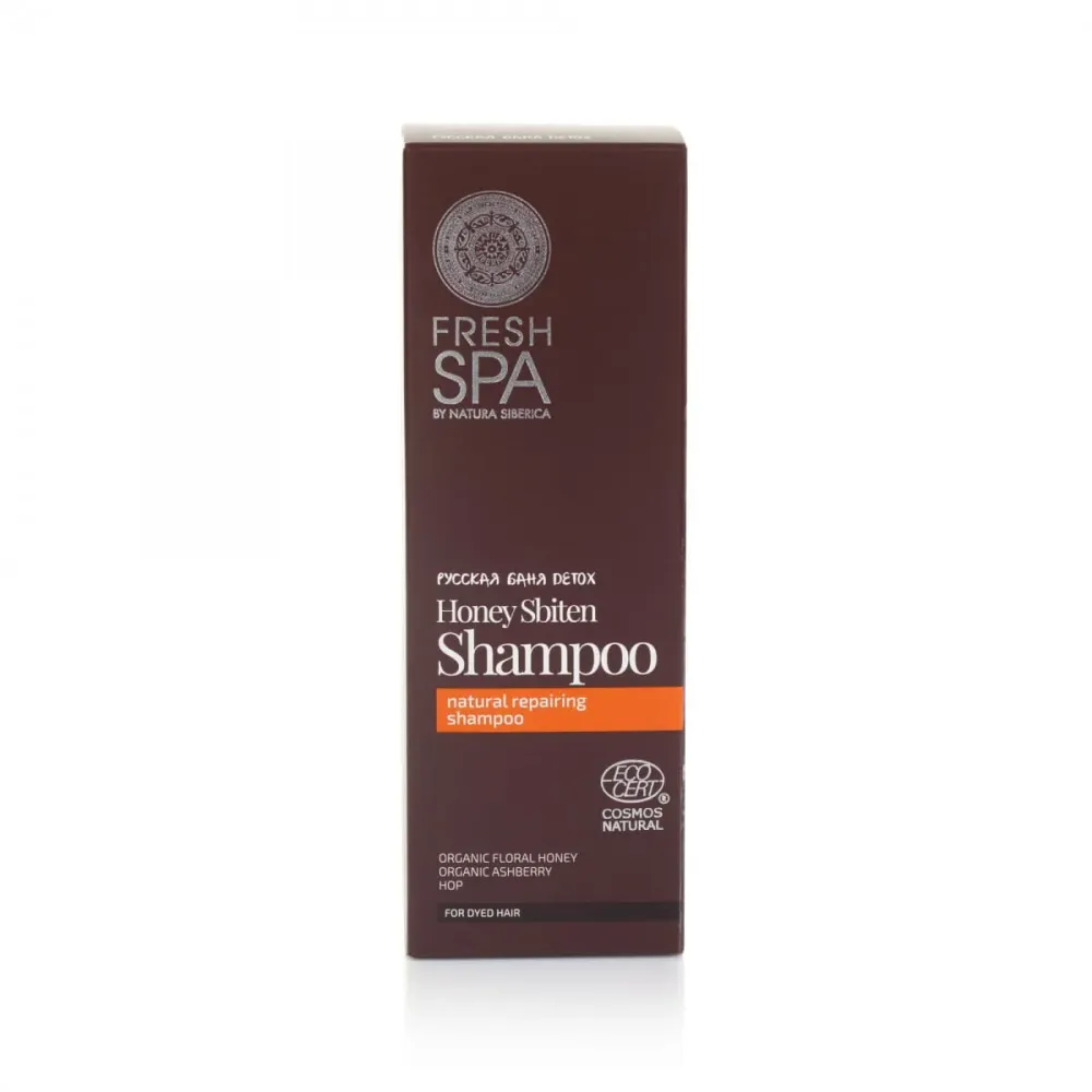 Tiheä hunajashampoo värjättyihin hiuksiin 300 ml - NATURA ESTONICA
