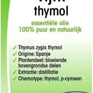 Tijm Thymol eteerinen öljy (Thymus Zygis Thymol) LUOMU 10 ml - PHYSALIS