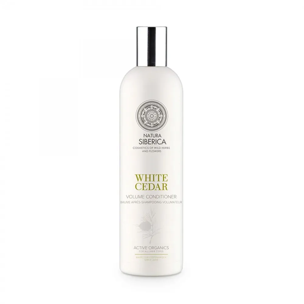 Tilavuutta antava hoitoaine valkoisella setripuulla 400 ml
