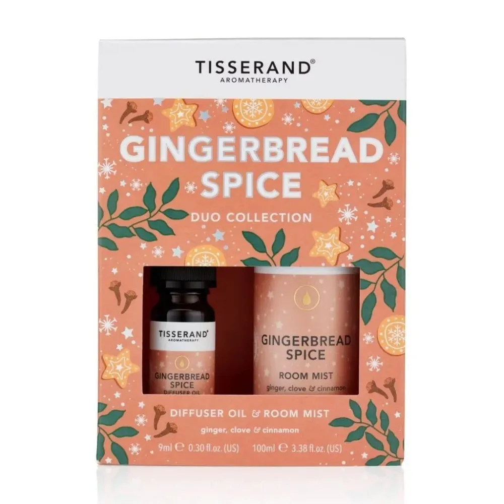 TISSERAND AROMATERAPIA Lebkuchen-mausteyhdiste Duo-kokoelma - Diffuusoriöljy & huoneusva (1 x 9 ml, 1 x 100 ml)
