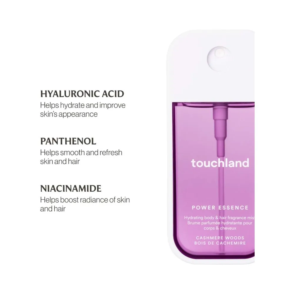 Touchland Power Essence -vartalo- ja hiustuoksu - Cashmere Woods
