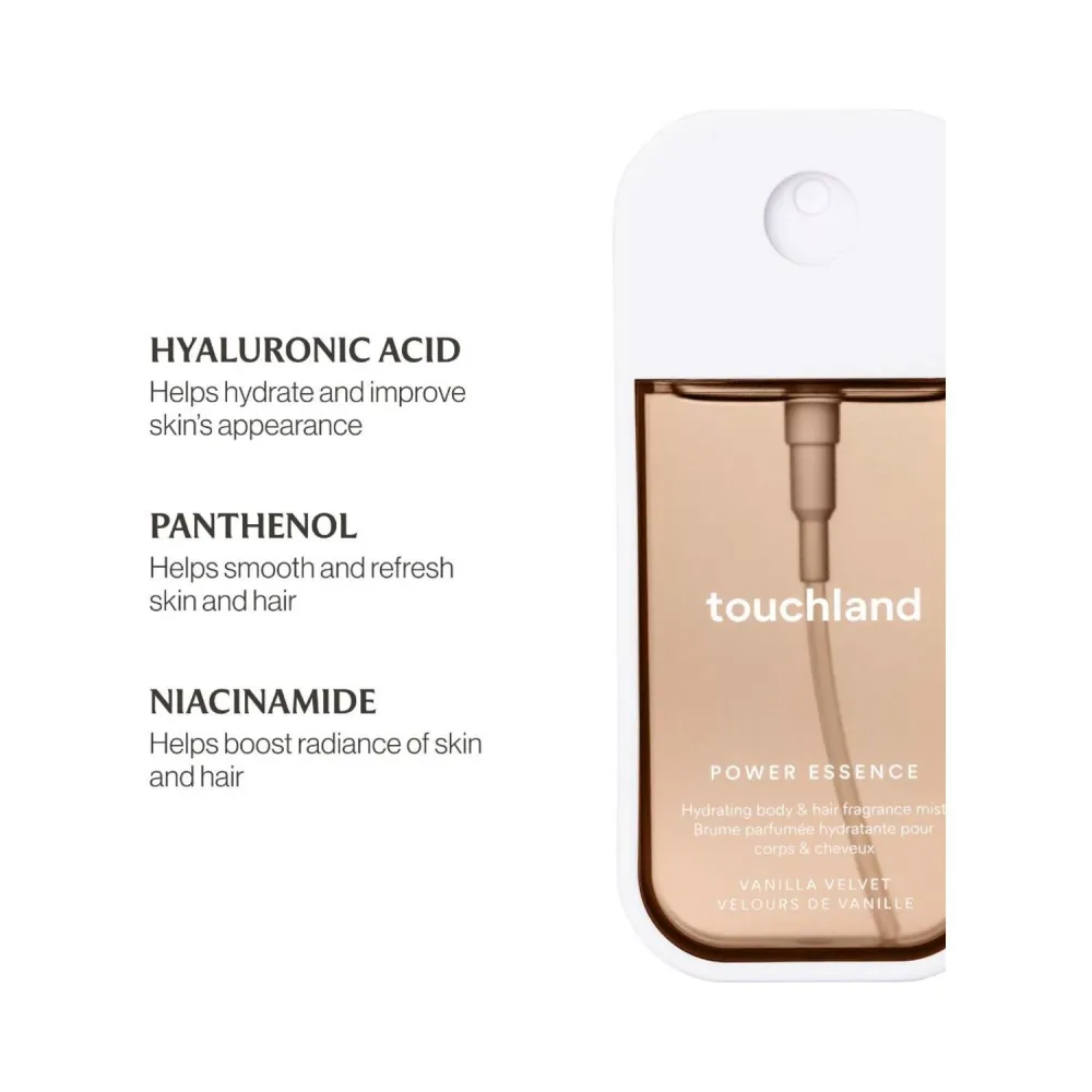 Touchland Power Essence -vartalo- ja hiustuoksu - Vanilla Velvet
