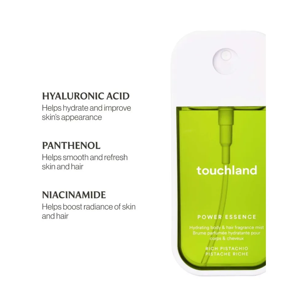 Touchland Power Essence -vartalo- ja hiustuoksusumu - Rich Pistaasi