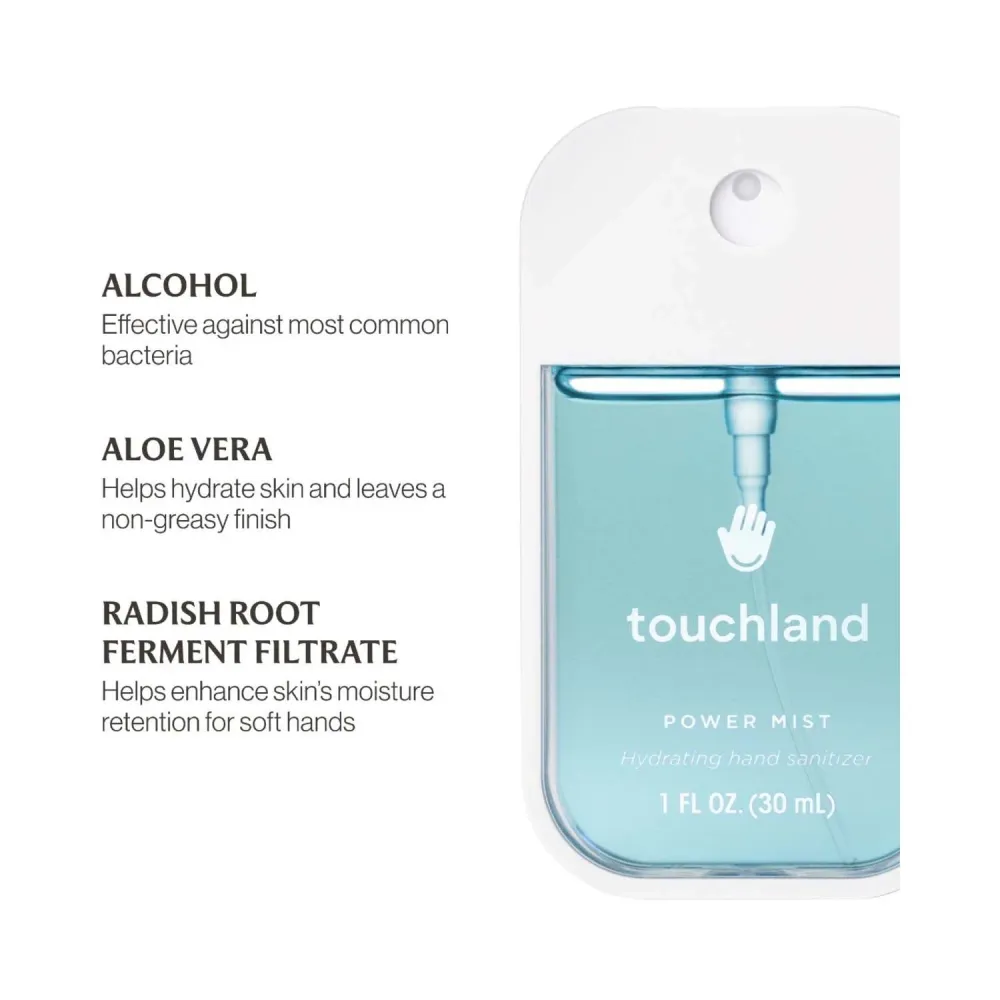 Touchland Power Mist kosteuttava käsienpuhdistusaine - Frosted Mint