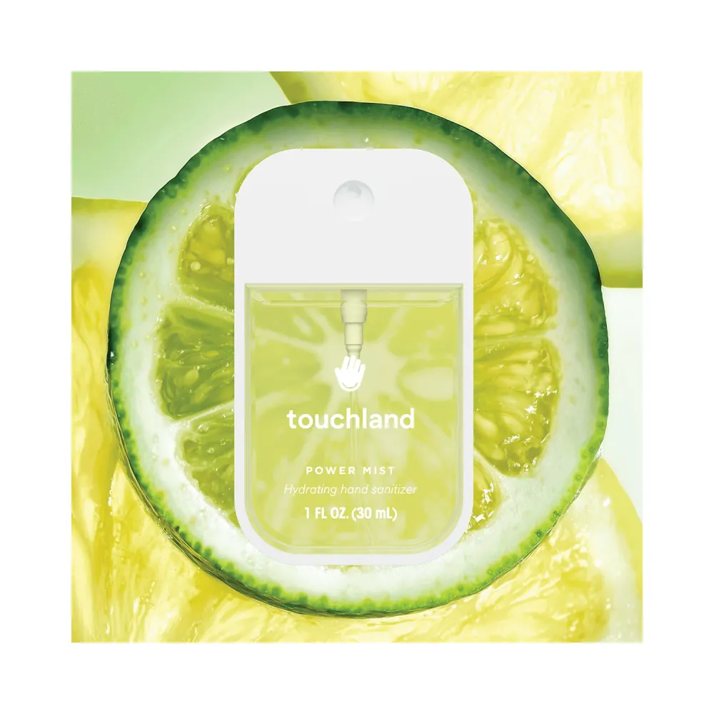 Touchland Power Mist kosteuttava käsienpuhdistusaine - Lemon Lime Spritz