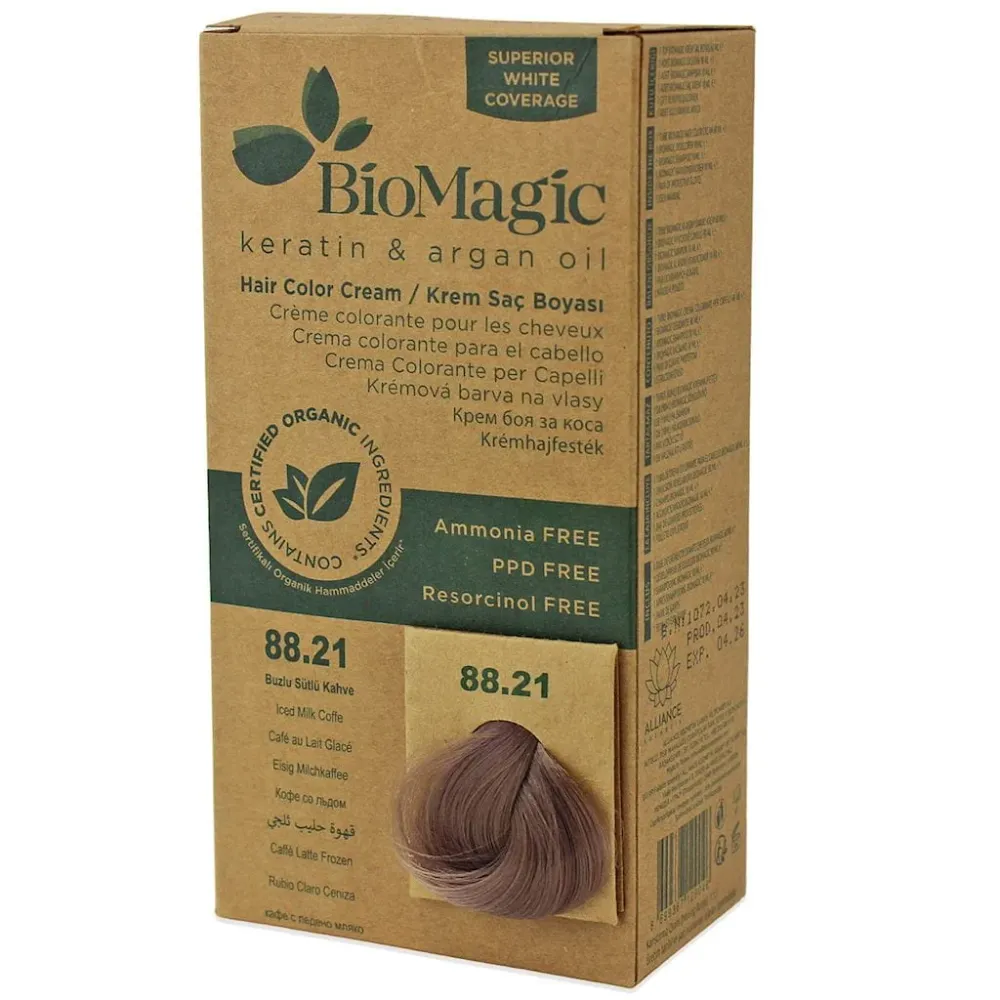 TUMMA KAHVI-MAITO HIUSVÄRI (88.21) 250 g - BIOMAGIC
