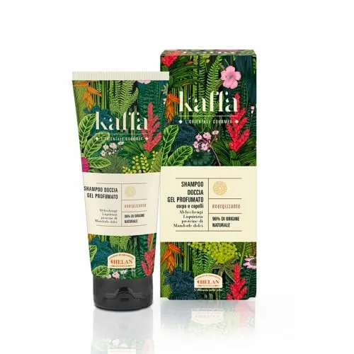 Tuoksuinen Kaffa-suihkugeeli ja shampoo 200 ml - HELAN