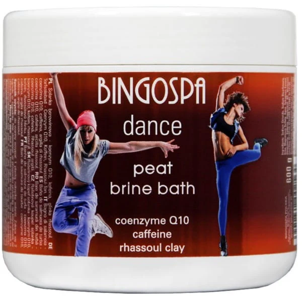Turvesuolaliuos Q10:lla ja kofeiinilla 600 g BINGOSPA