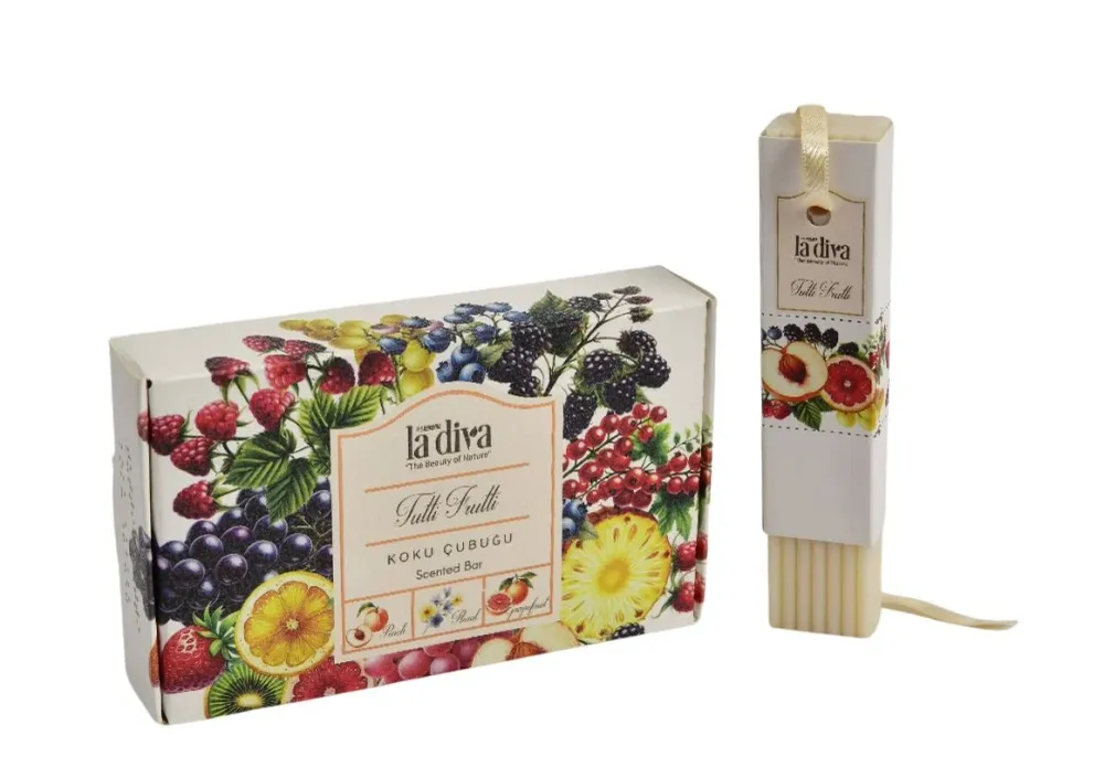 TUTTI FRUTTI Tuoksuva PESETTAVA (3 kpl) 165 g - LA DIVA