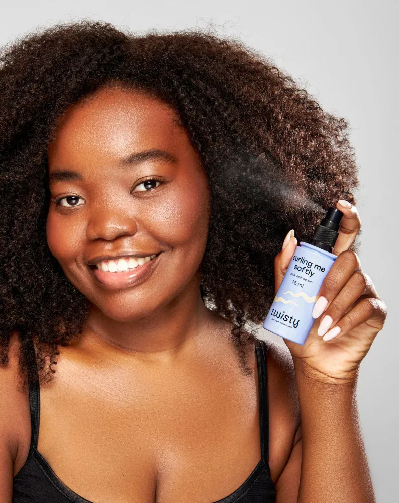 Twisty Shine End Serum kiharille hiuksille