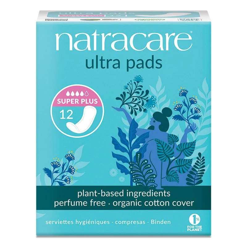 Ultra super plus vettömät hygieniaside 12 kpl. NATRACARE