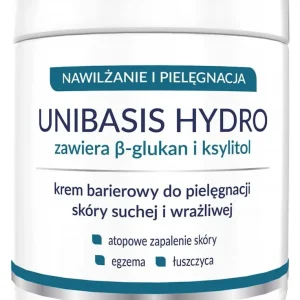 Unibasis hydroestevoide kuiville ja herkille ihotyypeille, sisältää ksylitolia ja beetaglukaania - 500 g purkki STARPHARMA