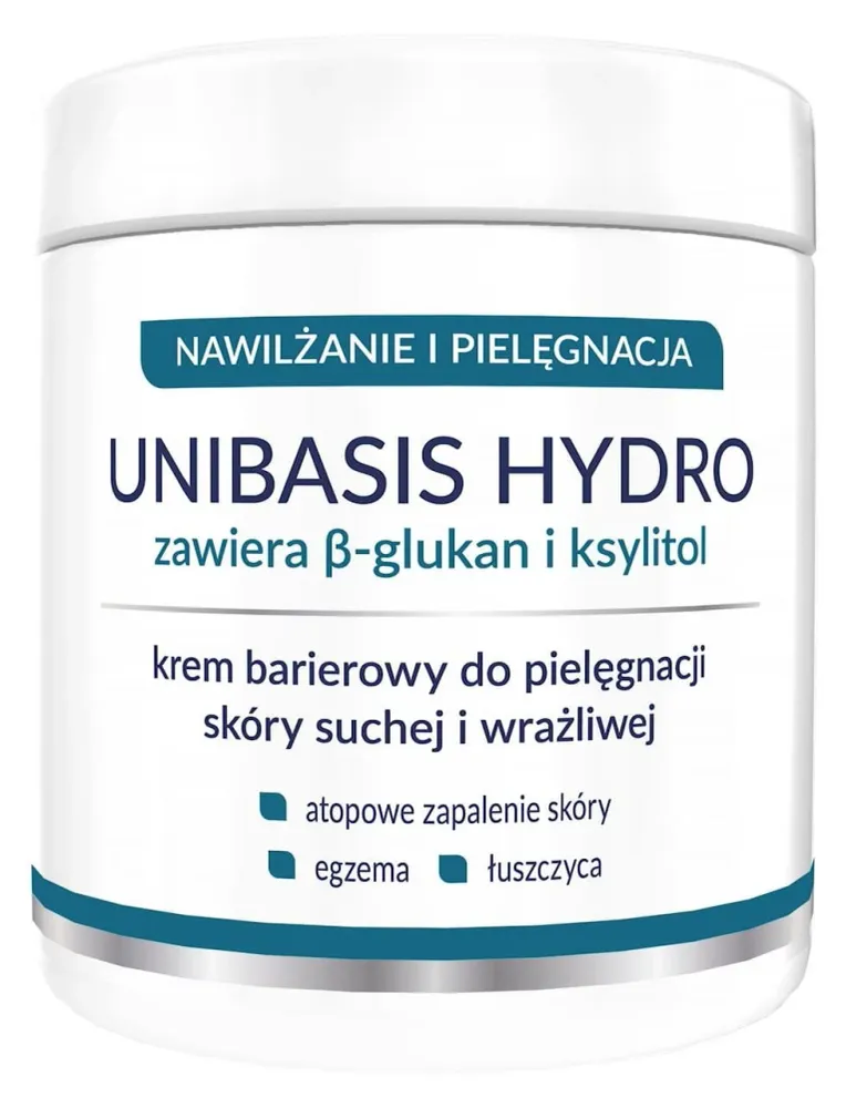 Unibasis hydroestevoide kuiville ja herkille ihotyypeille, sisältää ksylitolia ja beetaglukaania - 500 g purkki STARPHARMA