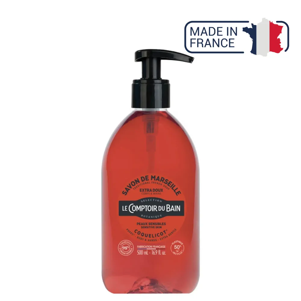 Unikon nestemäinen Marseille-saippua - 500ml - Le Comptoir du Bain