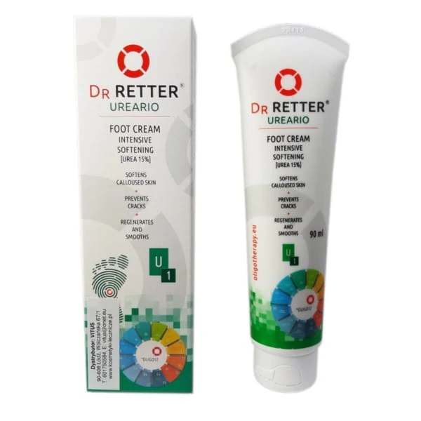 Ureapitoisuus 15 % jalkavoide Ureario 90 ml DR RETTER