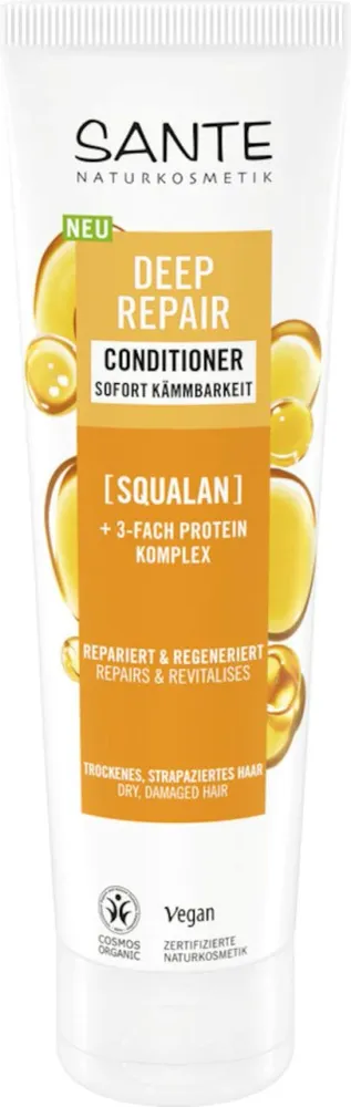 UUDISTAVA HIUSUUDISTUSHOITO KUIVILLE JA VÄRINKÄYTYNEILLE HIUKSILLE SKALATE JA TRiple PROTEIN COMPLEX ECO 150 ml - SANTE