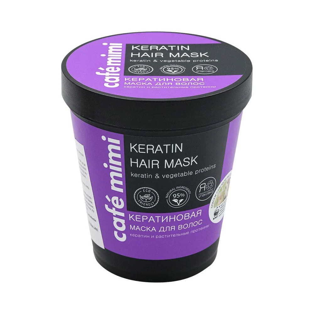 Uudistava keratiinihiusmaski 220 ml CAFEMIMI