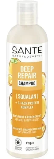 UUDISTAVA SHAMPOO KUIVILLE JA VÄRINKÄYTYILLE HIUKSILLE SKALATE JA PROTEIINIKOMPLEKSI ECO 250 ml - SANTE