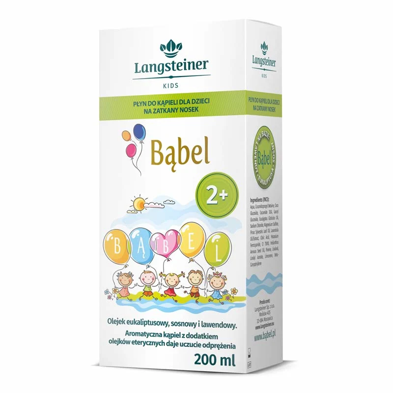 Vaahtoava kylpy vauvoille tukkoiselle nenälle 200ml LANGSTEINER