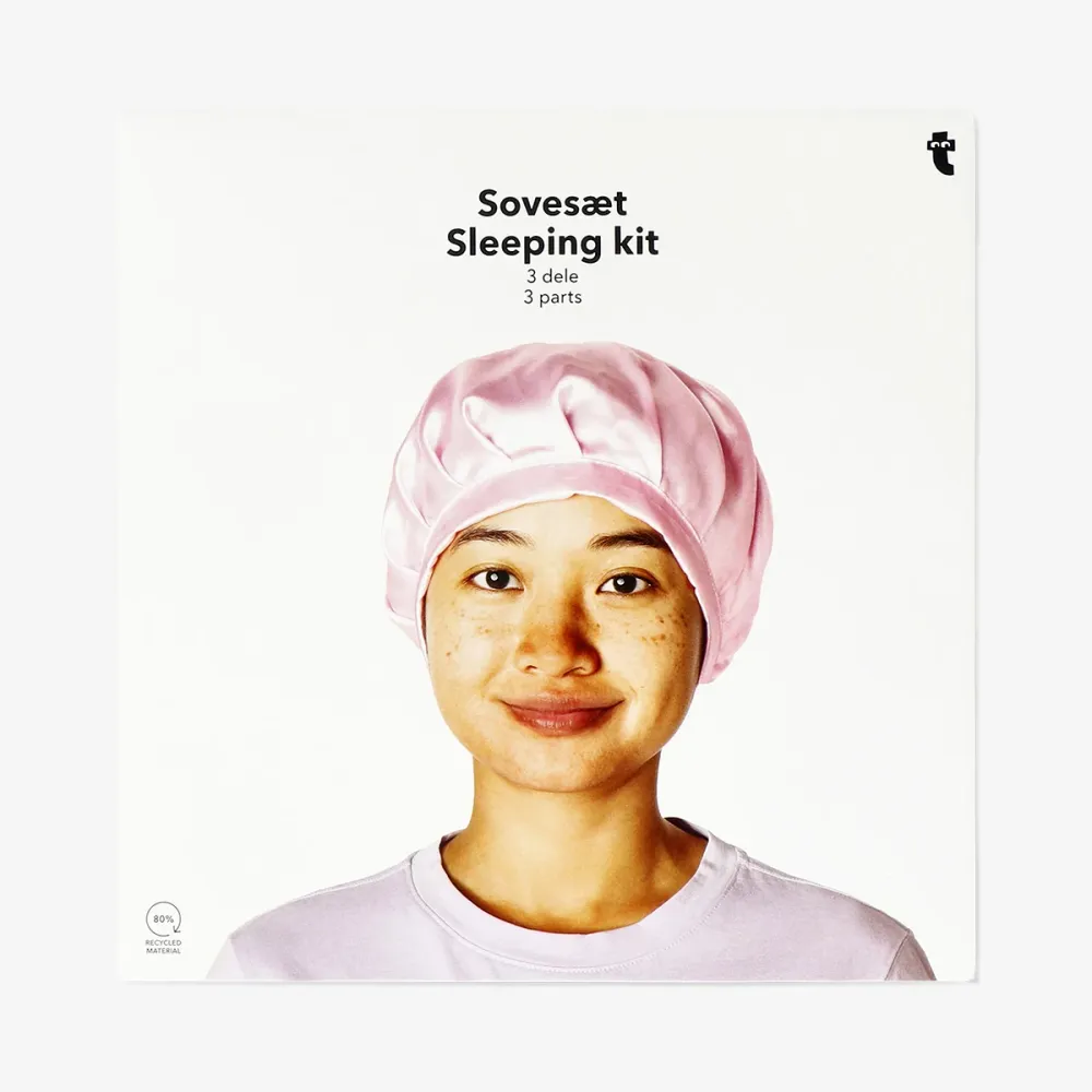 Vaaleanpunainen makuupussi - 3 kpl
