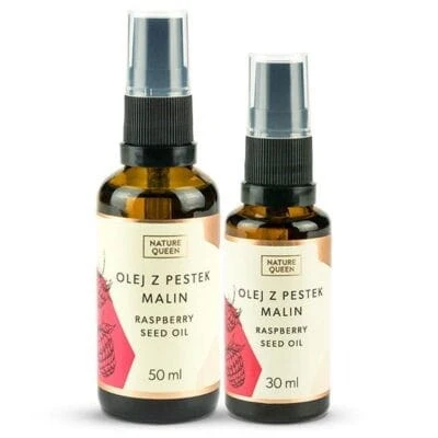 Vadelmansiemenöljy 30ml uva-suodatin NATURE QUEEN