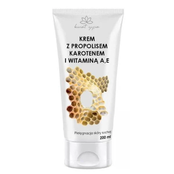 Valkoinen farmaseuttinen kerma propoliilla, karotiinilla ja vitamiineilla , E