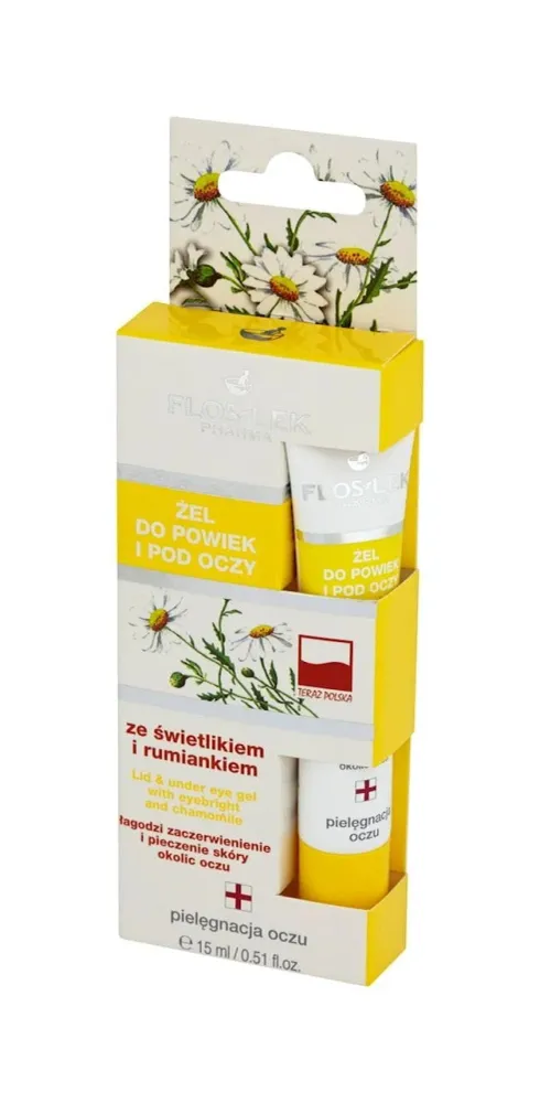 Valoilamppu kamomillalla putkessa 15ml FLOSLEK