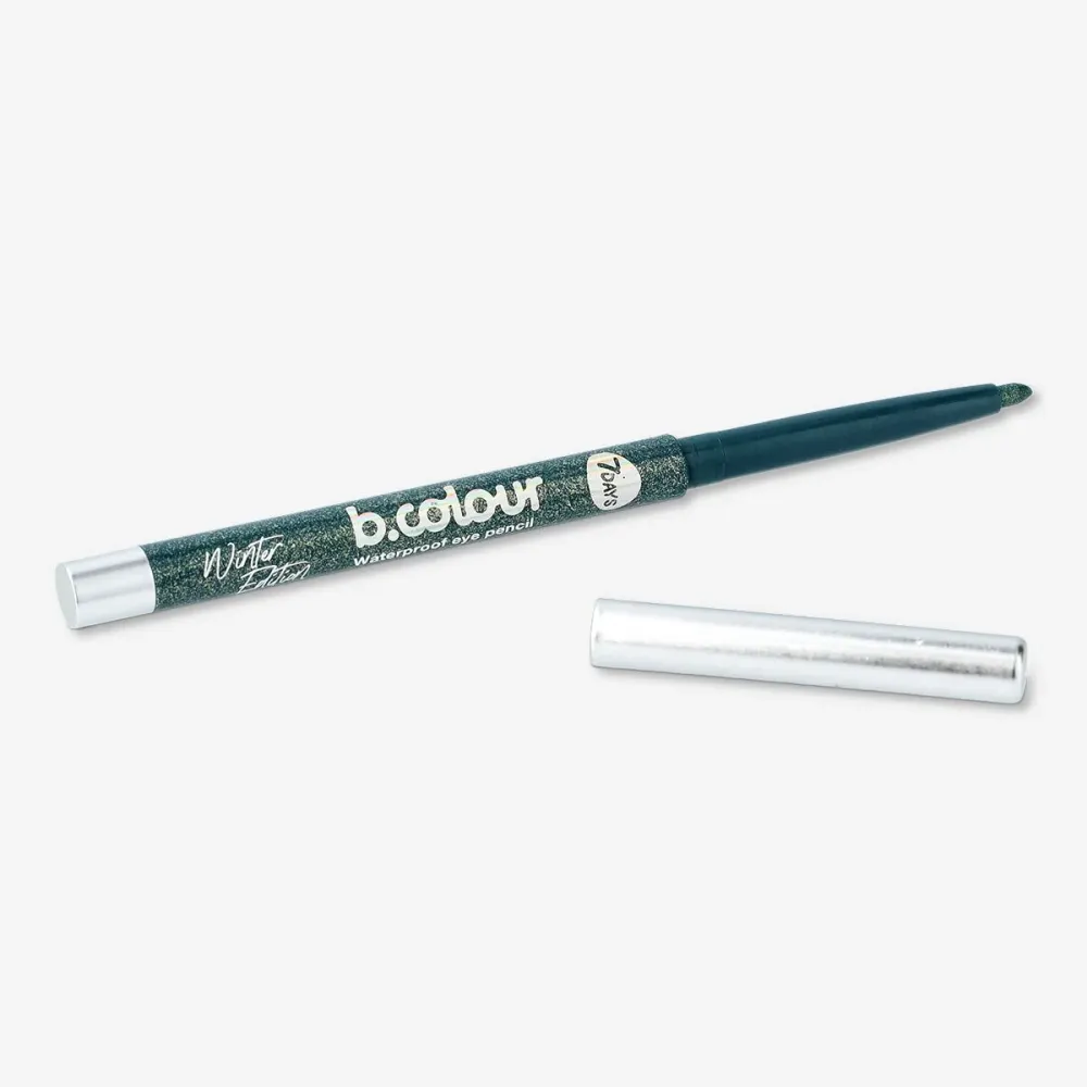 Vedenkestävä silmänrajauskynä 7Days B.COLOUR - 01 Joulukuusi 0.25 g