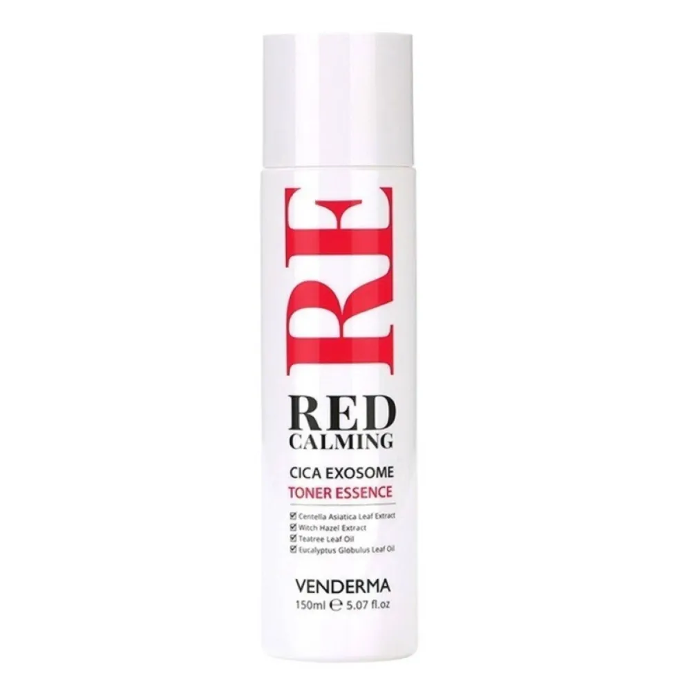 Venderma Red Calming Cica Exosome Toner Essence