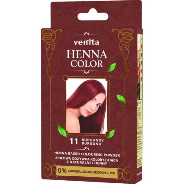 Venita Henna Väri ZOK nro 11 Burgundi