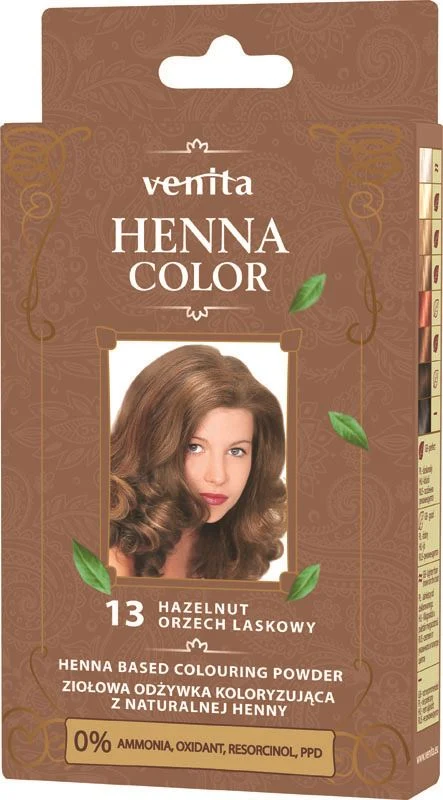 Venita Henna Väri ZOK nro 13 Hasselpähkinä