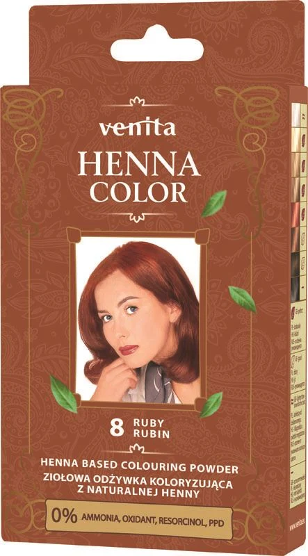 Venita Henna Väri ZOK nro 8 Rubiini