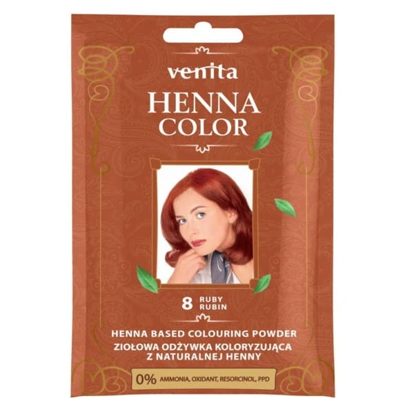 Venita Henna Väri ZOK nro 8 Rubiini