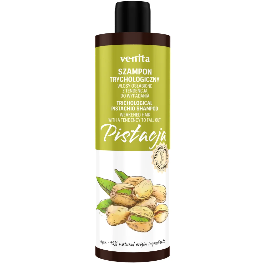 VENITA Trichological-pistaasi-shampoo heikentyneille, putoamisaltille hiuksille 300ml