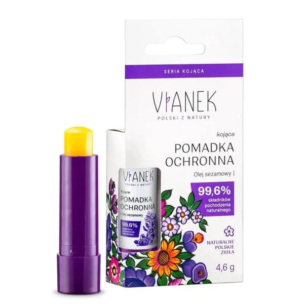 Vianek rauhoittava ja ihoa suojaava huulipuna 4,6 g
