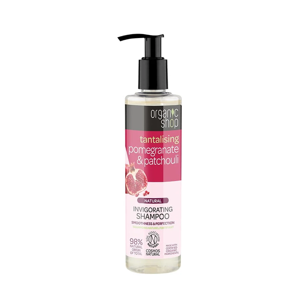 Virkistävä shampoo granaattiomenalla ja patchoulilla 280 ml