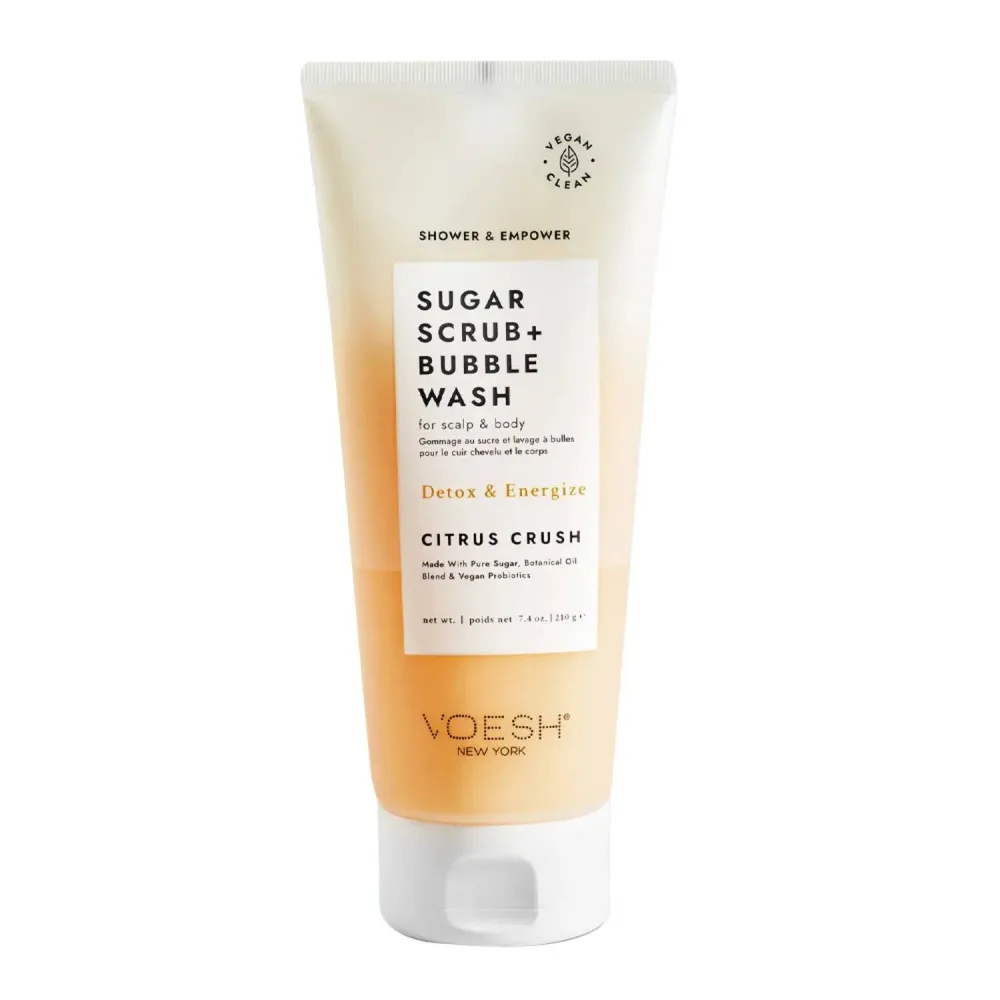 Voesh Sugar Scrub ja Bubble Wash Citrus Crush