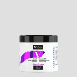 Väriä viilentävä naamio vaaleille ja harmaille hiuksille Professional Vis Plantis