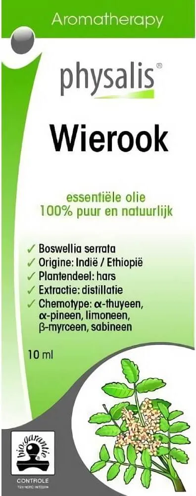 Wierook eteerinen öljy (Weihrauch) ECO 10 ml - PHYSALIS