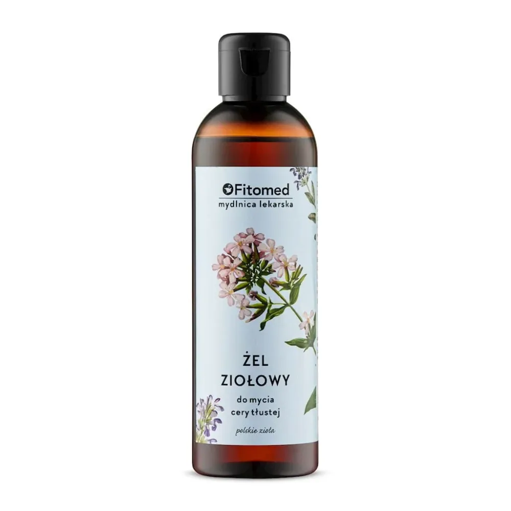 Yrtteistä tehty geeli rasvaisen ihon pesuun 200 ml FITOMED