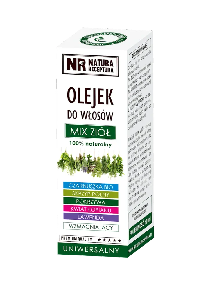 Yrttinen hiusöljyseos 50ml RECETTE NATURE