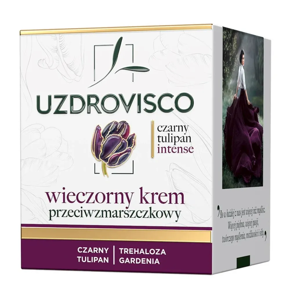 yövoide ryppyjä vastaan 50 ml - UZDROVISCO (BLACK TULIPAN INTENSE)