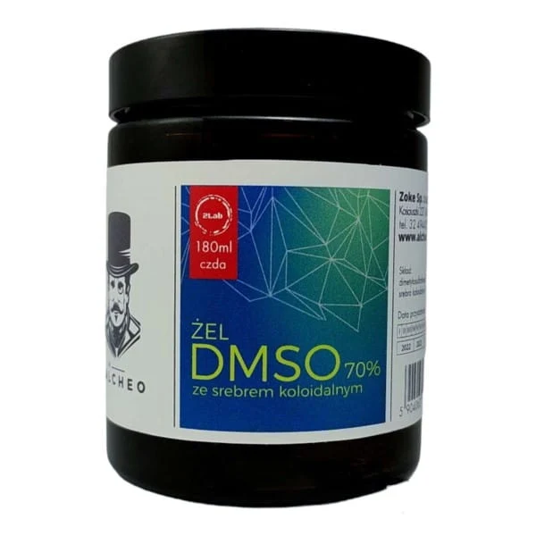 ZOKE DMSO-Gel 70 % nanohopealla 100 ppm 180 ml
