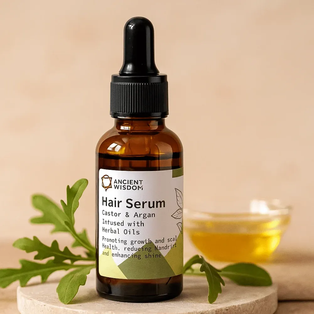Hiusten kasvuseerumi luomu yrttinen 30ml