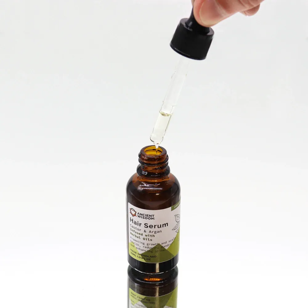 Hiusten kasvuseerumi luomu yrttinen 30ml