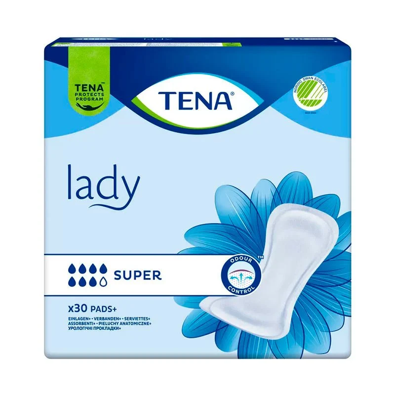 TENA® Lady super inkontinenssiteet - 30 kpl.