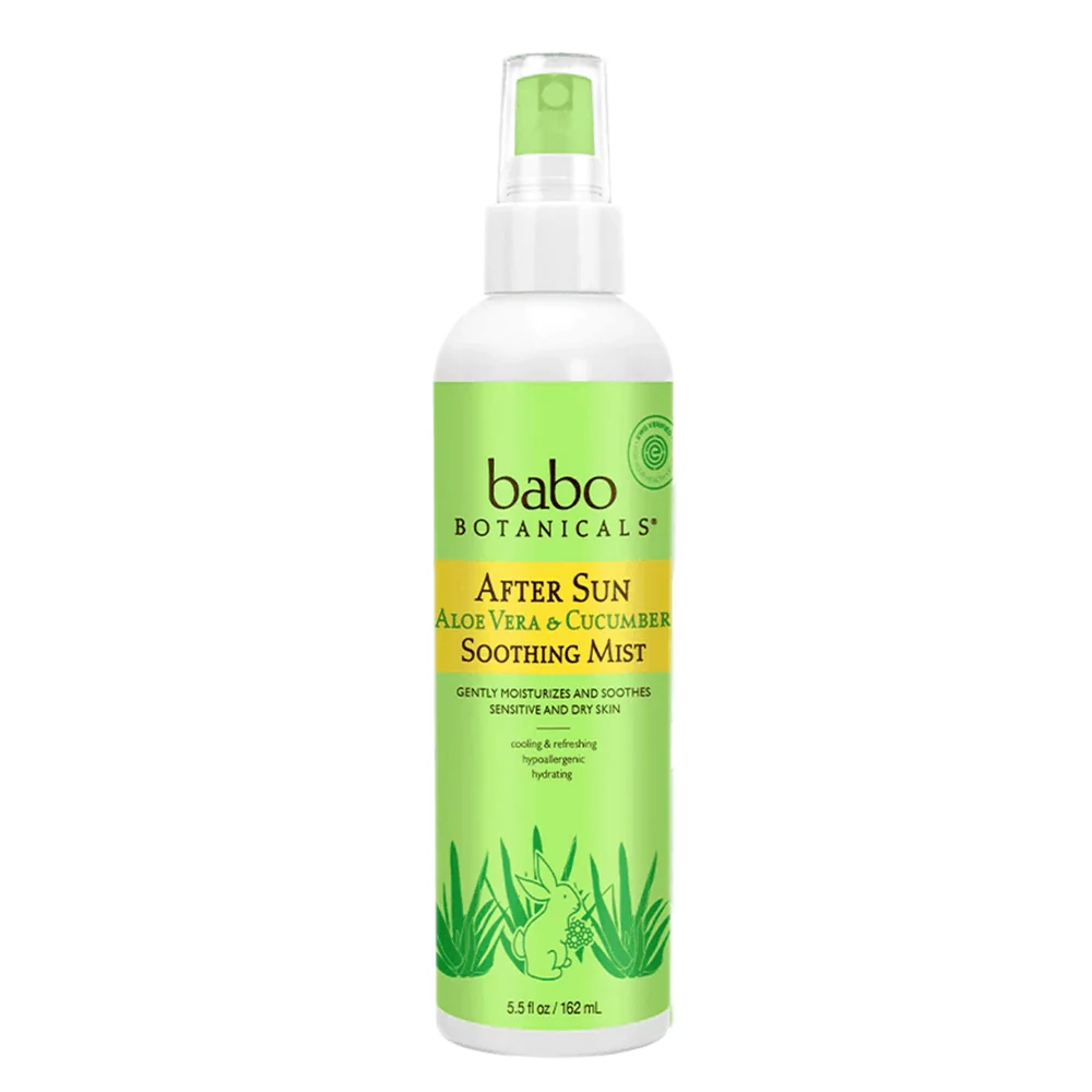 Babon kasvitieteelliset aloe veran jälkeen ja kurkku rauhoittava sumu Babo Botanicals