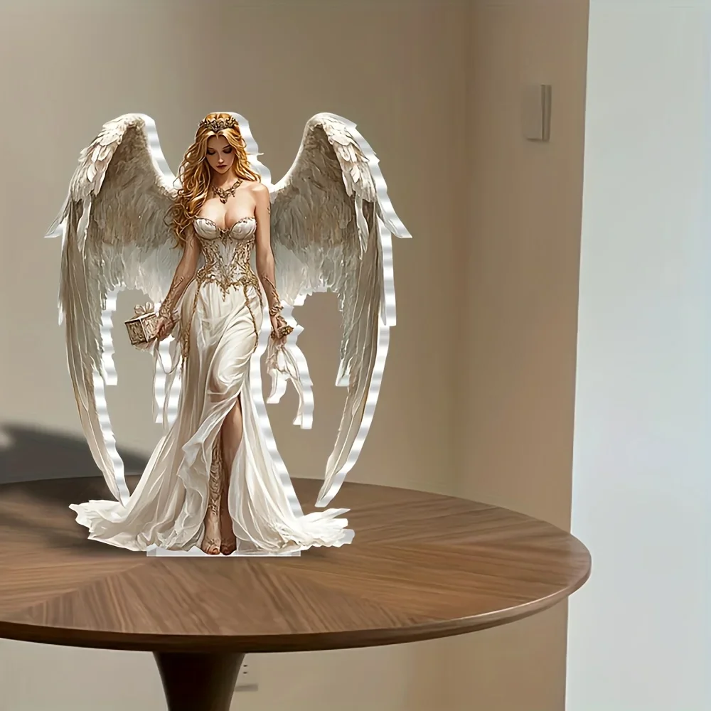2D Decorative Signs/Angel Acrylic Decorative Signs/Bohemian Style Homes, Offices and Cafes